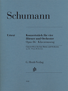 Concert Piece for Four Horns and Orchestra, Op. 86 F Horn Quartet and Piano Reduction cover